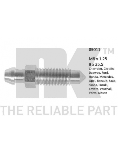 ODVDUSNOVAC M8X1,25 9X35,5