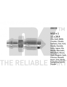 ODVDUSNOVAC 11X30 M10X*1...