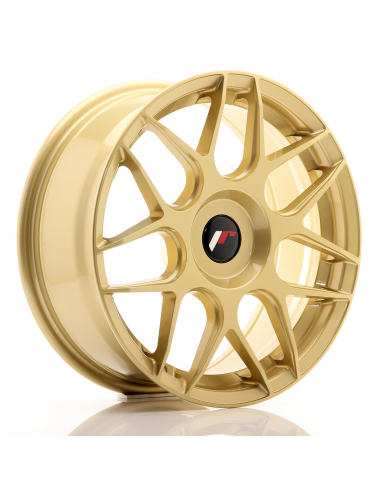 JR Wheels JR18 17x7 ET20-40 BLANK Gold